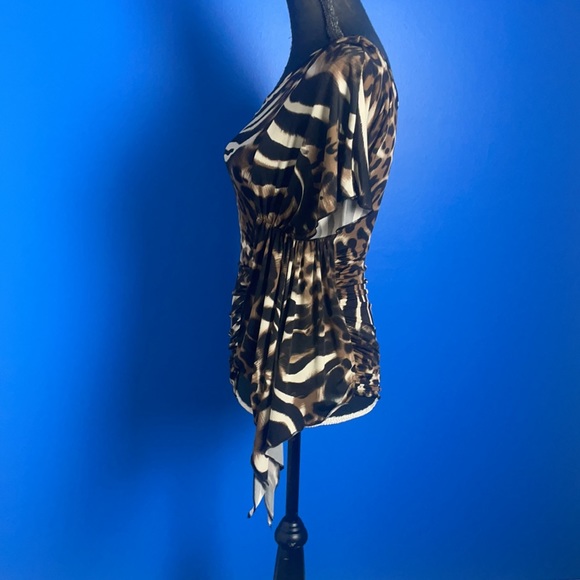 Anima print one shoulder top - Picture 3 of 4
